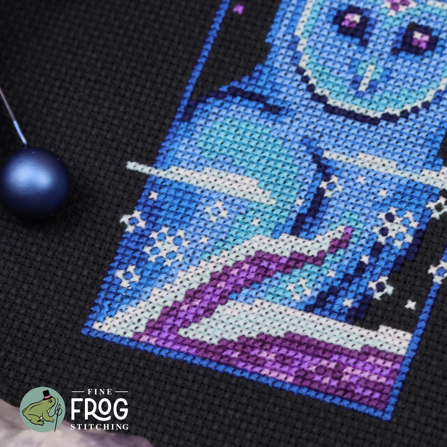 Winter Night Watcher - Small Printed Cross Stitch Chart
