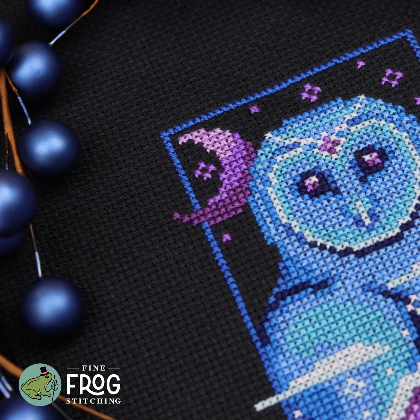 Winter Night Watcher - Small Printed Cross Stitch Chart