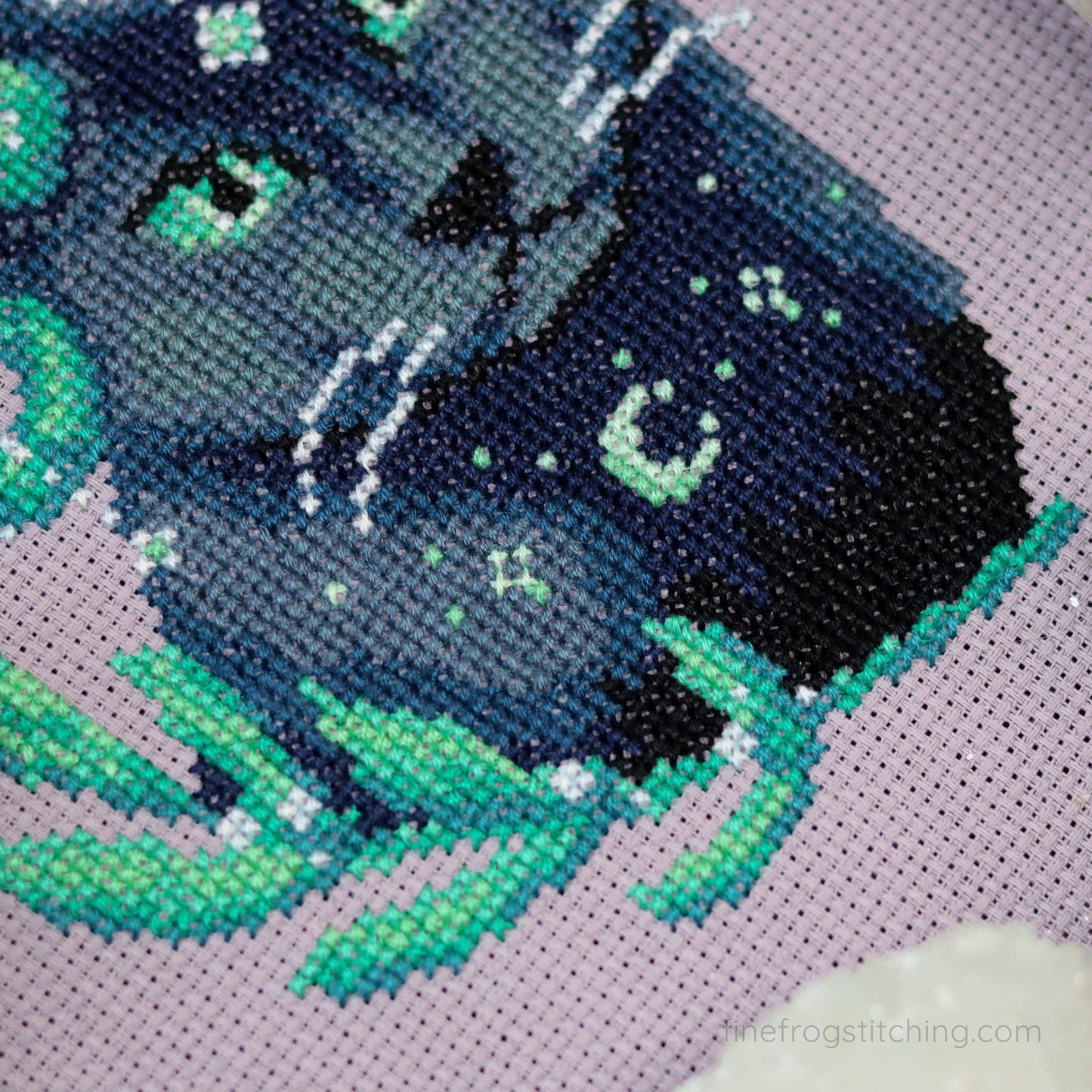 Night Guide Cat - Large Printed Cross Stitch Chart