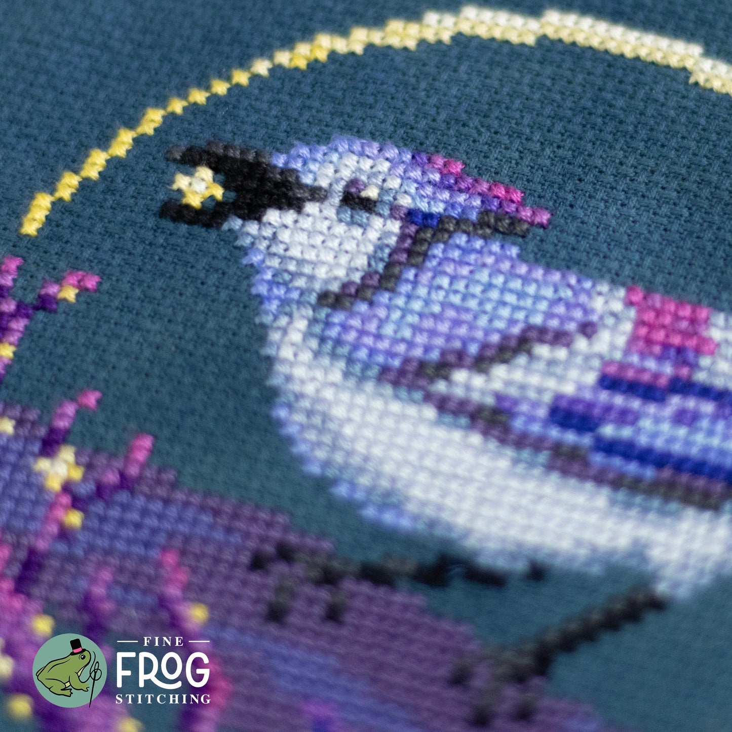Bluejay Star-Picker - Printed Cross Stitch Chart