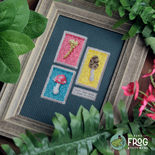 Mushroom Gallery - Small Printed Cross Stitch Chart