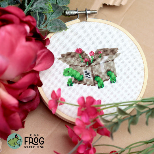 Box Turtle - Small Printed Cross Stitch Chart