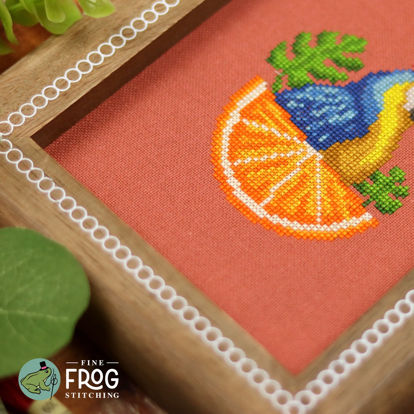 Fruit Hat Señorita - Printed Cross Stitch Chart
