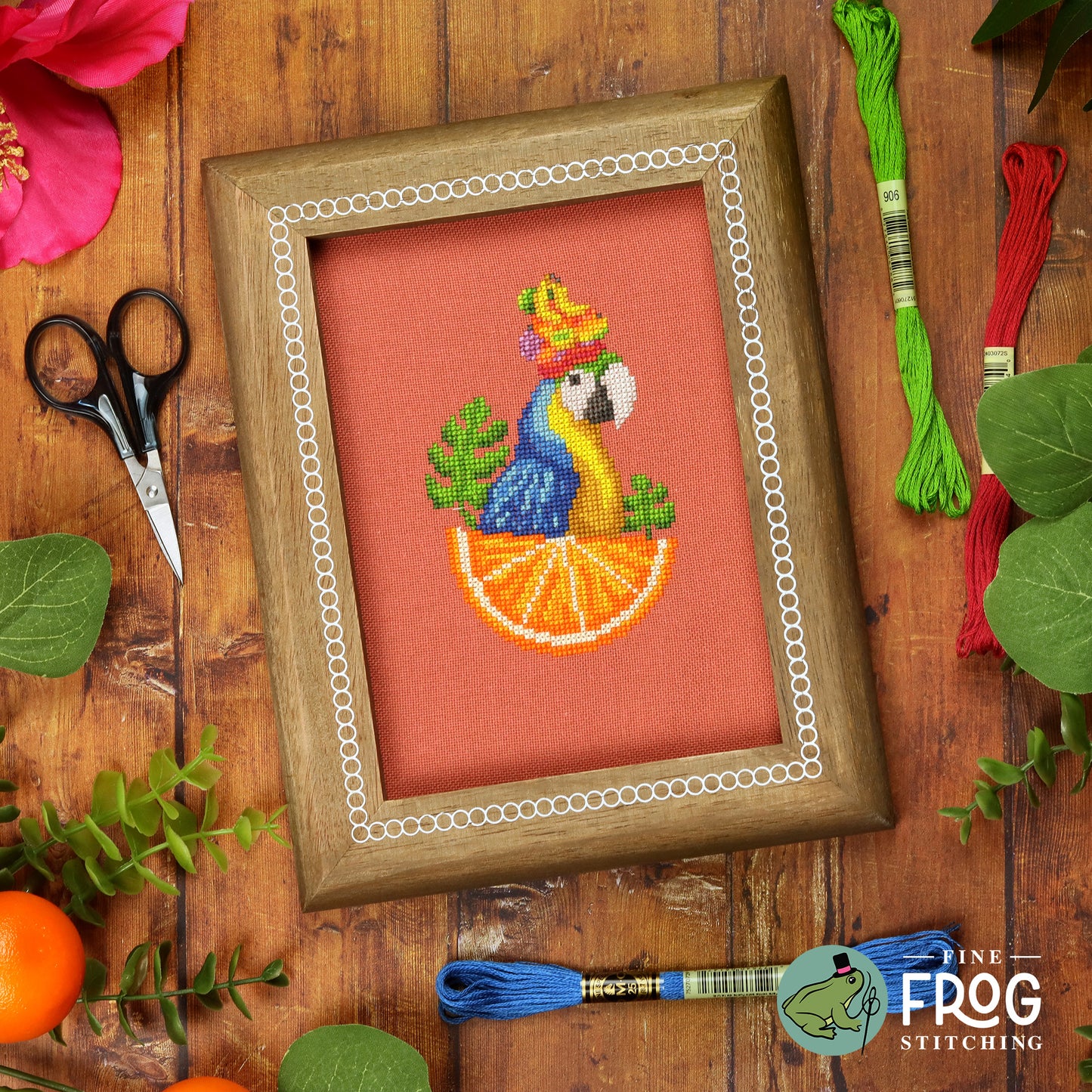 Fruit Hat Señorita - Printed Cross Stitch Chart