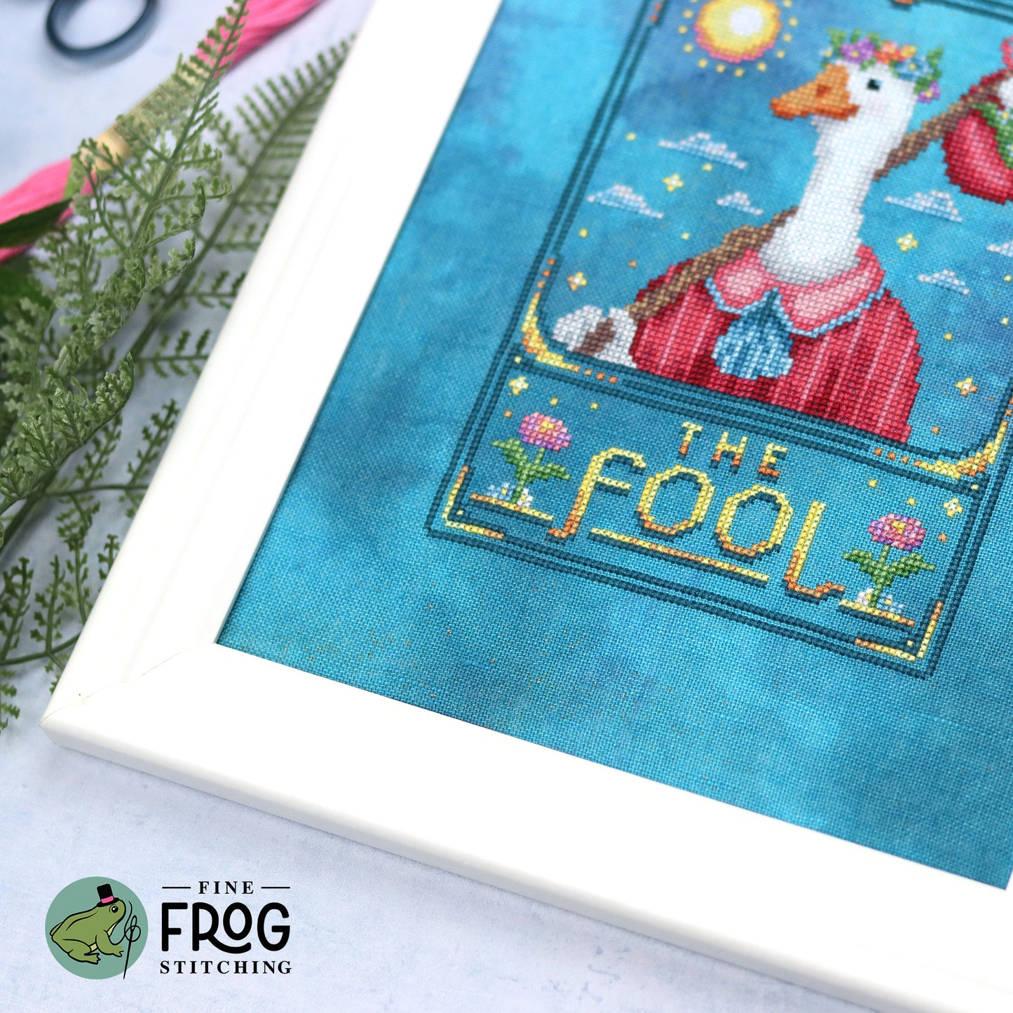 Feather Tarot: The Fool - Printed Cross Stitch Chart