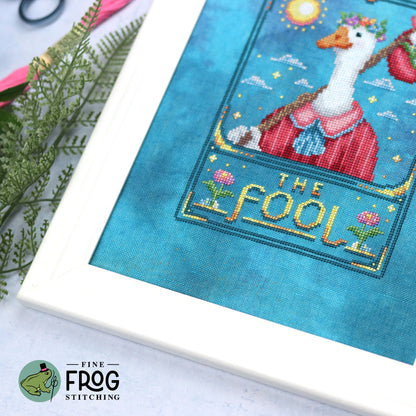 Feather Tarot: The Fool - Printed Cross Stitch Chart