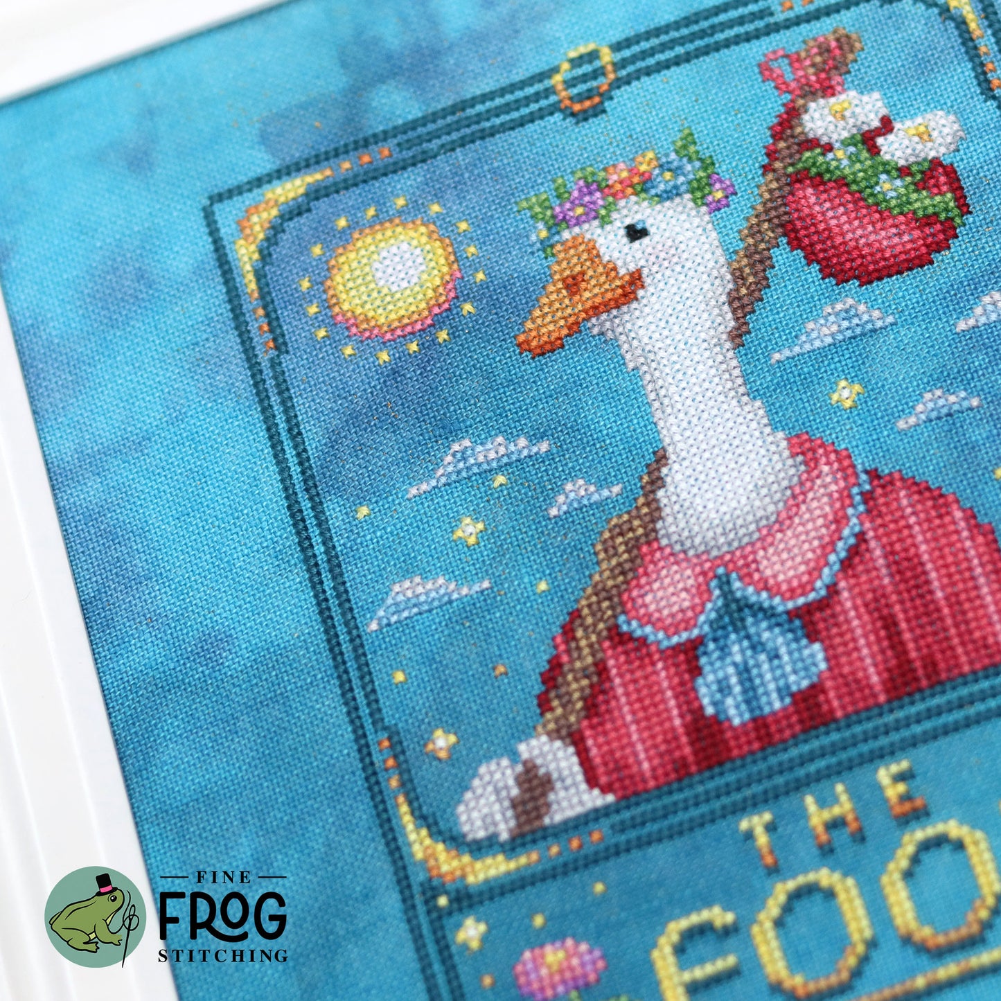 Feather Tarot: The Fool - Printed Cross Stitch Chart
