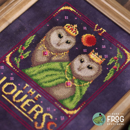 Feather Tarot: The Lovers - Printed Cross Stitch Chart