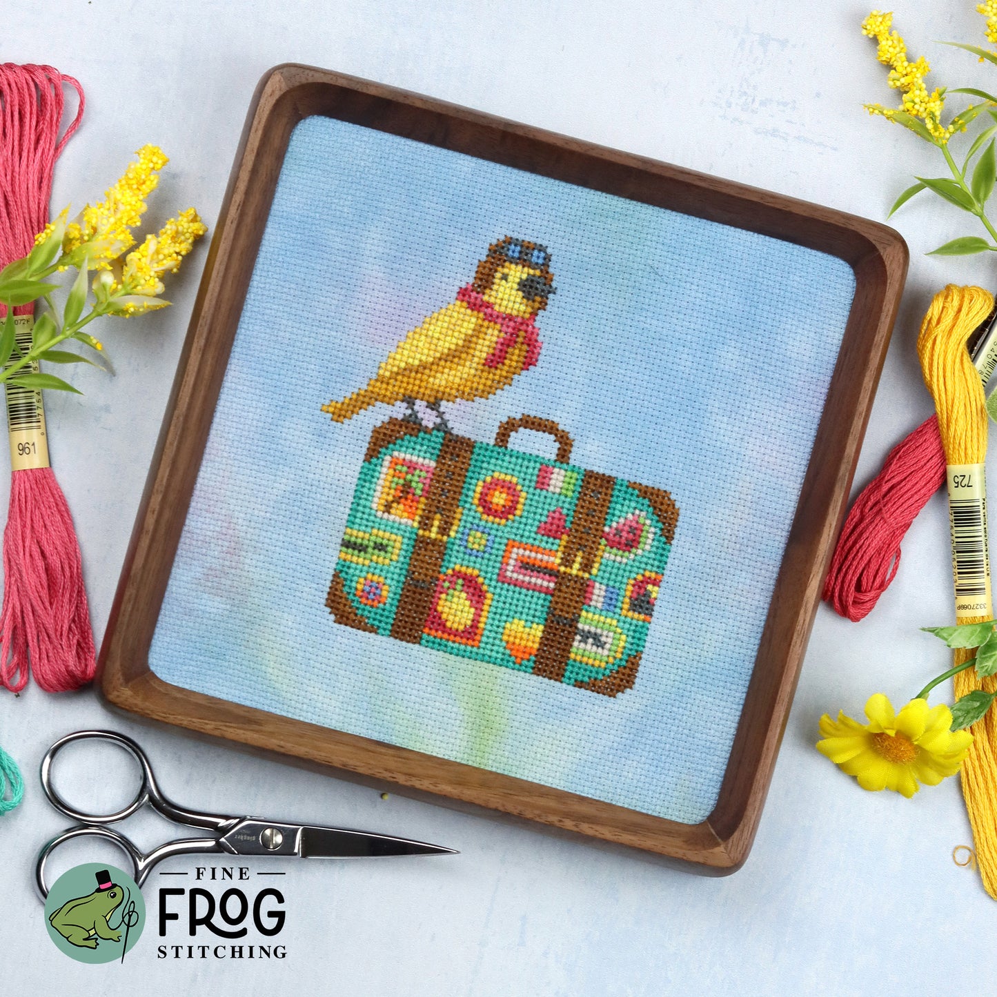 Bird Globetrotter - Printed Cross Stitch Chart