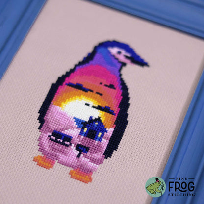 Ice Cap Cabin - Printed Cross Stitch Chart