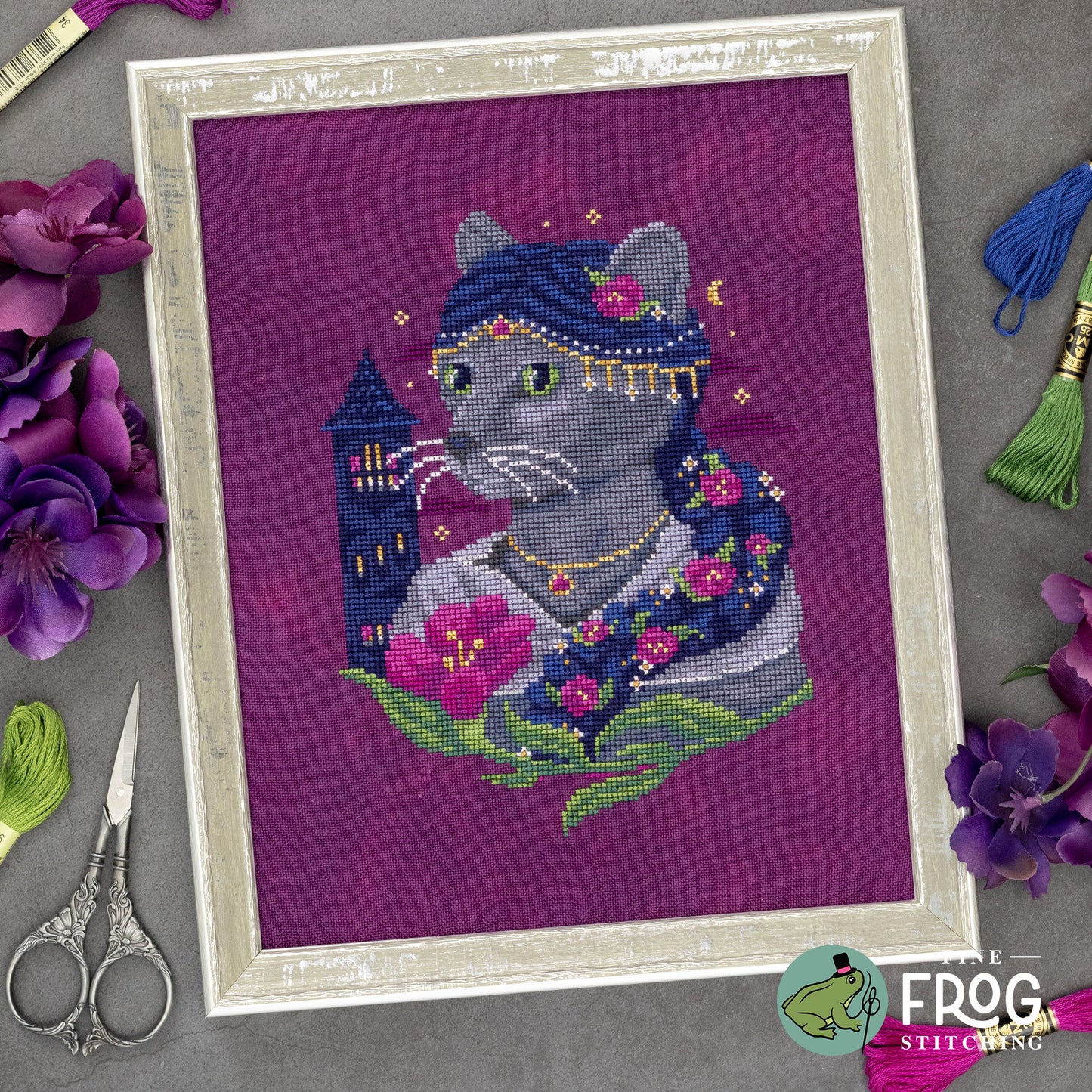 Purrsinette - Printed Cross Stitch Chart