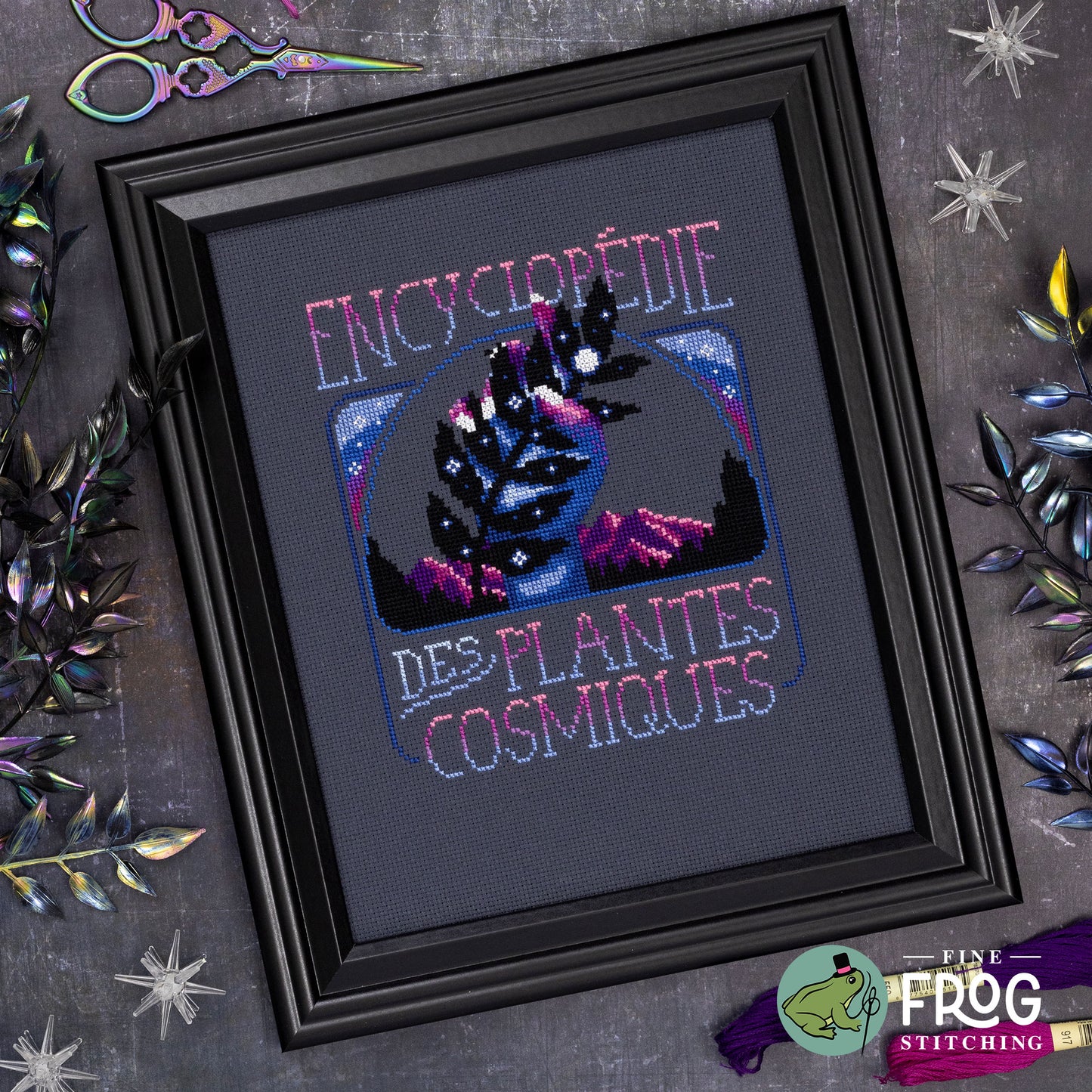 Cosmic Plant Book - Printed Cross Stitch Chart