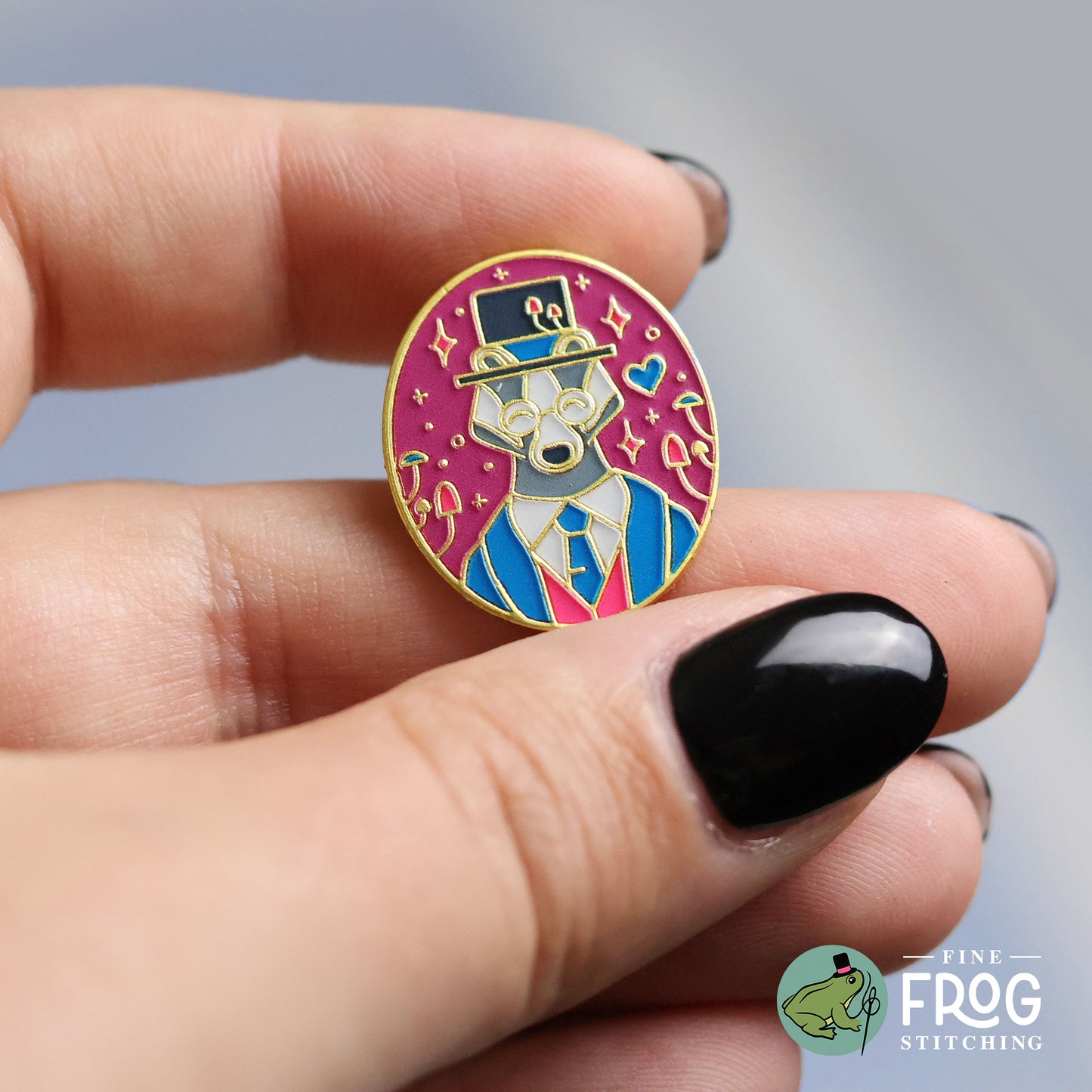 Badger Gentleman Needleminder - Magnetic Cross Stitch Needle Holder